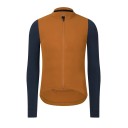 Tricou sportiv de ciclism cu mânecă lungă și fermoar pentru perioade mai răcoroase, cu 3 buzunare pe spate și 1 buzunar lateral 1