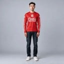 Tricou sportiv pentru motociclete de teren cu mânecă lungă și decolteu rotund cu motiv de leu și inscripție pe piept și mâneci 6