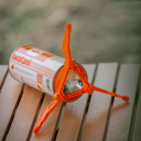 Tripé dobrável de plástico para botija de gás Suporte estável para campismo Diâmetro 20 cm Design dobrável Altura 3 cm Peso 35 g 6