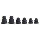 Triple embouts pour écouteurs 6 paires 2