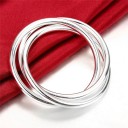 Trippel solid armband för kvinnor 3