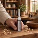 Trojbřitú maró fej 4 x 20 mm 1/2 hüvelykes szár 12,7 mm Keményfém vágók TCT Egyenes CNC maró Ezüst Fa és több rétegű lapok 5
