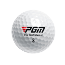 Trojvrstvové golfové loptičky PGM Pro Golf Master sada 10 ks 42 mm biele tvrdosť 80-90 elasticita 80 % pre tréning dlhých úderov 3