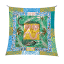 Tropical French Elegance Square Women's Scarf Multifunctional for Head Neck Hair Body Fashion Trend Four Seasons 5