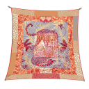 Tropikalna francuska elegancja Kwadratowy damski szalik Wielofunkcyjny na głowę szyję włosy ciało Modny trend Cztery pory roku 6