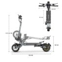 Trottineta electrică iE-S1, motor 800W, baterie 48V 15Ah, roți de teren de 10 inci, autonomie 30–40 km 16