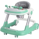 Trottinette 2 en 1 avec plateau amovible en plastique coton lin pliable pour enfants avec plateau musical 3