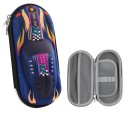 Trousse à crayons 3D en forme de voiture de course, en plastique EVA PU, jolie trousse d’école pour garçons, motif dessin animé, 22 x 10 x 5 cm 4