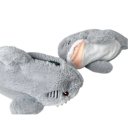 Trousse à crayons en peluche motif requin océan 22 x 12 cm, jolie trousse à crayons grande capacité, trousse de maquillage kawaii, fournitures 2