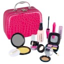 Trousse de maquillage 20 x 8 x 19 cm Ensemble de maquillage pour enfants 12 pièces Produits de maquillage simulés avec rouge à lèvres, mascara, ombres à paupières, poudre et autres accessoires 2