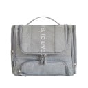 Trousse de maquillage de voyage avec plusieurs compartiments et poignée Organiseur pour cosmétiques et pinceaux Matériau oxford Dimensions 3