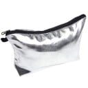 Trousse de maquillage pour femme en cuir PU 22,5 x 5 x 12,5 cm Trousse pour cosmétiques et petits accessoires avec une anse Finition élégante 4