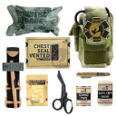 Trousse de premiers secours militaire Trousse de survie SOS boîte Boîte tactique de survie Trousse de secours militaire 4