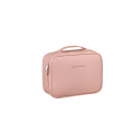 Trousse de toilette de luxe pour femme 24 x 17,5 x 9 cm, grande capacité, organiseur de voyage, trousse de toilette portable en PU, trousse 3