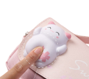 Trousse fille avec un chat et deux poches zippées 21 x 10,5 x 5,5 cm 3