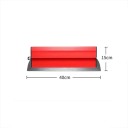 Trowel Blade for Plaster and Plasterboard 40 × 15 cm Finishing Knife Steel Trowel Red Black 2