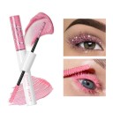 Třpytivá barevná prodlužující řasenka se dvěma kartáčky, 10 g, barevný pigment a třpytky pro výrazný kreativní make-up 3