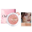 Třpytivá pudrová tvářenka 4,97 x 4,89 cm Kompaktní tvářenka na obličej Jemný rozjasňující efekt Dlouhotrvající make-up 4