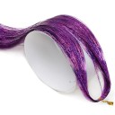 Třpytivá vlasová lameta 90 cm 10 g syntetické vlákno ozdoba do vlasů pro zaplétání a styling účesů 8