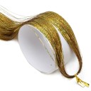 Třpytivá vlasová lameta 90 cm 10 g syntetické vlákno ozdoba do vlasů pro zaplétání a styling účesů 6
