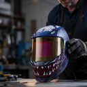 True Colour Auto-Dimming Rechargeable Welding Helmet Viewing Area 11.3 x 8.9 cm Shade 4/5-9/9-13 Material PA For Welding 5