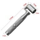 Trykroller til tapeter aluminium rulle 12,6 cm bredde 3,4 cm metal konstruktion til udglatning og presning af tapeter 4
