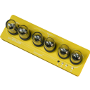 Tube Alarm Clock with Colourful Lights 169 x 53 x 578 mm Modern Design with 6 Alarms and Dial Selection Option 6