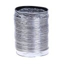 Tube de ventilation flexible 100 mm Tuyau en aluminium 1,5 m Tuyau en PVC pour l'extraction de l'air -30 °C ~ 100 °C 1
