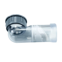 Tubería de desagüe curvada para lavabo, antideslizante, desagüe rápido, juego de conexiones, adecuada para cocina, baño y fregadero 7