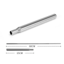 Tubería telescópica de acero inoxidable para soplar 15–60 cm Ligera 33 g Herramienta práctica para encender fuego Camping Senderismo Parrillada 2