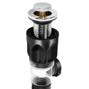 Tubulatură flexibilă de scurgere pentru chiuvetă cu rezistență la mirosuri, oțel inoxidabil, negru, utilizare în bucătărie și baie 7