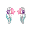 Tulip Earrings 925 Silver for Women Fashion Jewellery Gifts Delicate Earrings Symbolising Love, Glory, Beauty and Blessing 1