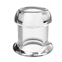 Tunel anal transparent marimea L, dop siliconic, ambalaj discret, impermeabil, pentru utilizatori experimentati 11
