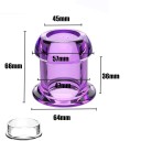 Tunel anal transparent marimea L, dop siliconic, ambalaj discret, impermeabil, pentru utilizatori experimentati 7