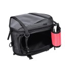 Tunelová taška na motocykl a skútr vodotesná 25L 36 × 22 × 29 cm čierna úložná taška do tunelu motorky pre cestovanie 3