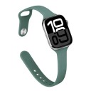 Tunn silikonrem för Apple Watch S10 42 mm och 38 mm 40 mm 41 mm Lätt andningsbar mjuk ersättningsrem kompatibel med flera modeller för sport och vardagligt bruk 21