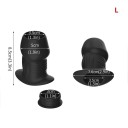 Tunnel anal taille L, plug creux en silicone, emballage discret, étanche, pour utilisateurs expérimentés 2