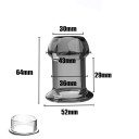 Tunnel anal transparent taille M, plug creux en silicone, emballage discret, étanche, pour utilisateurs expérimentés 6