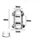 Tunnel anal transparent taille M, plug creux en silicone, emballage discret, étanche, pour utilisateurs expérimentés 8