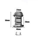 Tunnel anal transparent taille S, plug creux en silicone, emballage discret, étanche, pour utilisateurs expérimentés 6