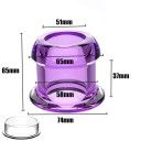 Tunnel anal transparent taille XL, plug creux en silicone, emballage discret, étanche, pour utilisateurs expérimentés 7