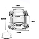 Tunnel anal transparent taille XL, plug creux en silicone, emballage discret, étanche, pour utilisateurs expérimentés 8