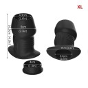 Tunnel anal XL, plug creux en silicone, emballage discret, étanche, pour utilisateurs expérimentés 2