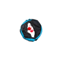 Tunnel pliable pour chats 25 x 50 cm Tunnel en polyester avec 2 balles suspendues Jouet amusant pour chats Jouet pour chats d'intérieur 2