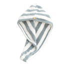 Turban à cheveux en microfibre à séchage rapide Serviette à cheveux Turban à cheveux rayé 65 x 25 cm 7