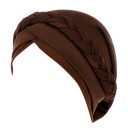 Turban féminin avec tresse 9