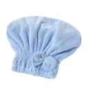 Turban na vlasy s mašľou savý ručník 24 x 16 x 28 cm z mikrovlákna zábal hlavy pre sušenie dlhých a kučeravých vlasov doma aj na cestách 3