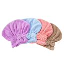 Turban na vlasy s mašľou savý ručník 24 x 16 x 28 cm z mikrovlákna zábal hlavy pre sušenie dlhých a kučeravých vlasov doma aj na cestách 8