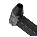 Turbo-blæser med støvsuger 130000 o/min, børsteløs motor, håndblæser, 3 hastigheder, USB, 2x 3000mAh batterier 2