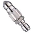Turbo duză pentru aparat de spălat cu presiune 1/4" cu conector rapid duză rotativă metalică înaltă presiune pentru wap 1 buc 2
